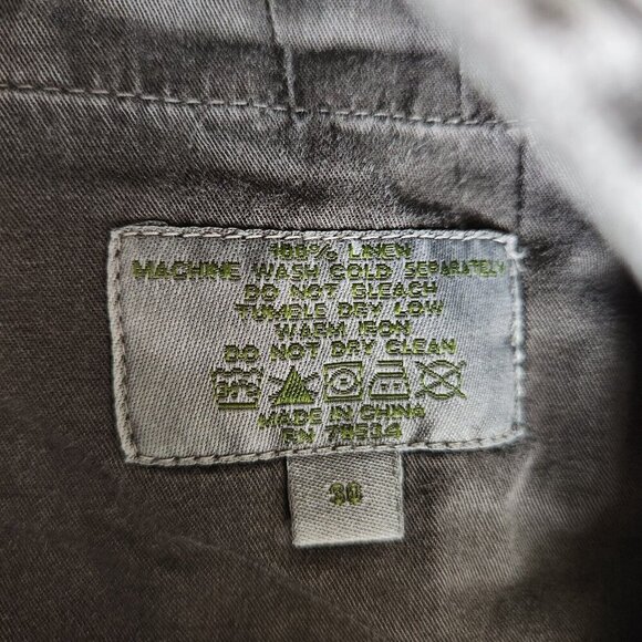 Orvis Men's Linen Shorts Size 38 Lightweight‎ Breathable Brown Beach 11" Inseam - Picture 8 of 10